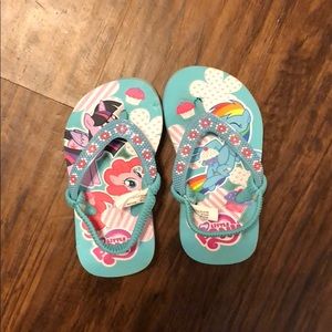 Girls My Little Pony Flip Flops - Small (5-6)